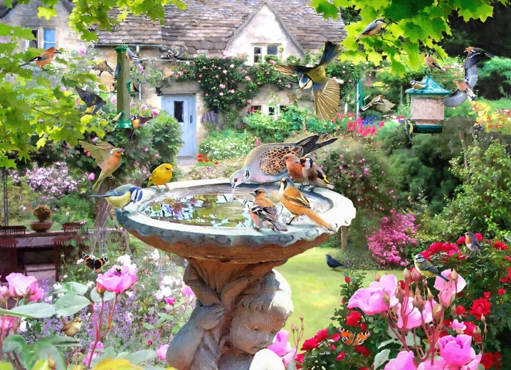 Puzzle Oiseaux d’été 1000 pièces