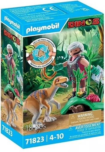 Playmobil Dinos vélociraptor – set de jeu pour enfants