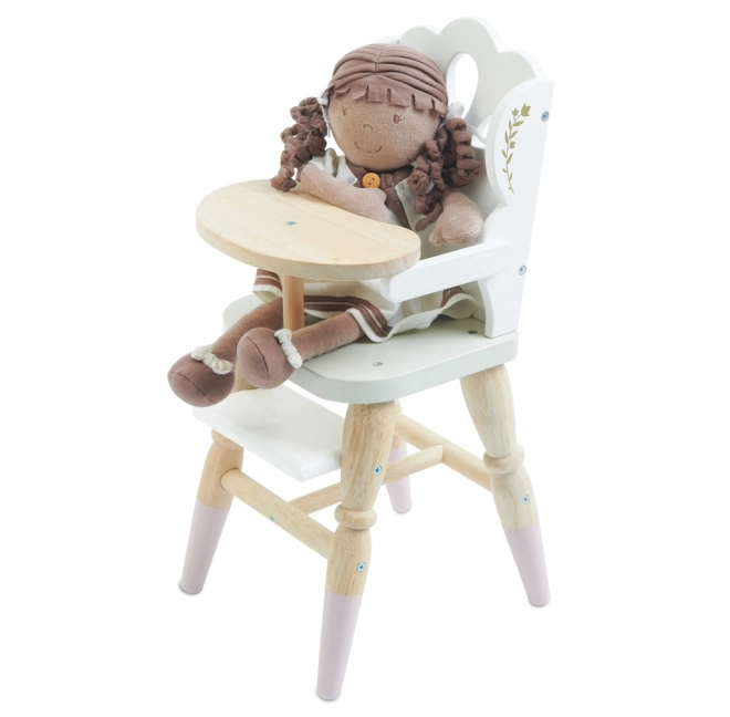 Chaise haute en bois pour poupées Le Toy Van