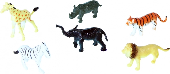 Set d’animaux sauvages 6 pcs