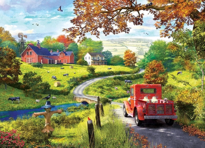 Puzzle Balade à la campagne 1000 pièces EUROGRAPHICS