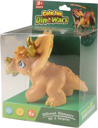 Dinosaure drôle Triceratops 13 cm