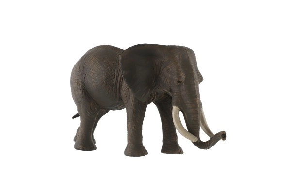 Éléphant d'Afrique en plastique zooted 17cm en sachet