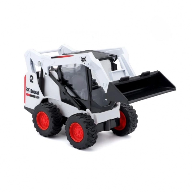 Modèle Bburago Bobcat S590 chargeur à direction à glissement