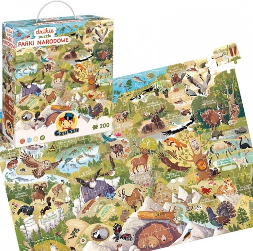 CzuCzu Divoce puzzle Parcs nationaux 200 pièces