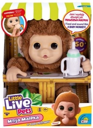 Mascotte interactive Little Live Pets Singe