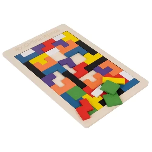 Puzzle en bois / tetris Kruzzel 22667