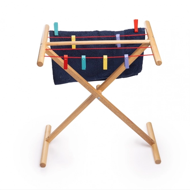 Séchoir en bois pour vêtements Bigjigs Toys