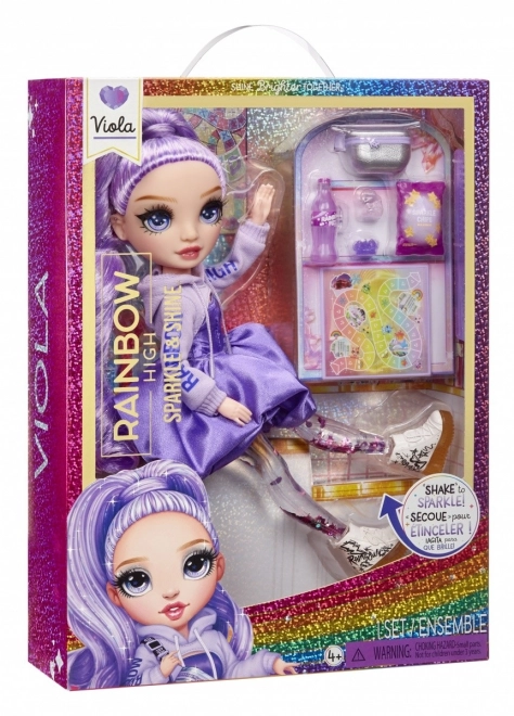 Rainbow High Sparkle & Shine Fashion Poupée - Viola (Pourpre)