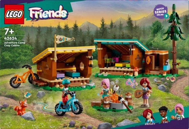 LEGO Friends 42624 Charmantes cabanes au camp d'aventure