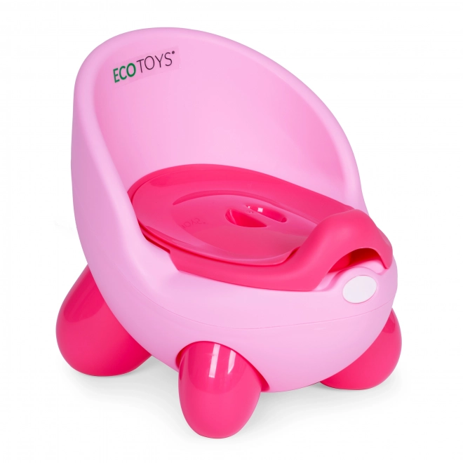 Pot de nuit d'enfant avec insert amovible et pieds antidérapants ECOTOYS