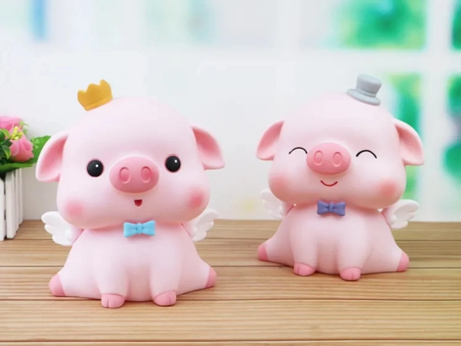 Tirelire à cochon économe
