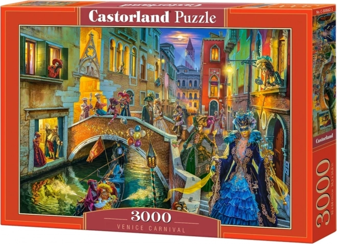 Puzzle 3000 pièces Carnaval à Venise