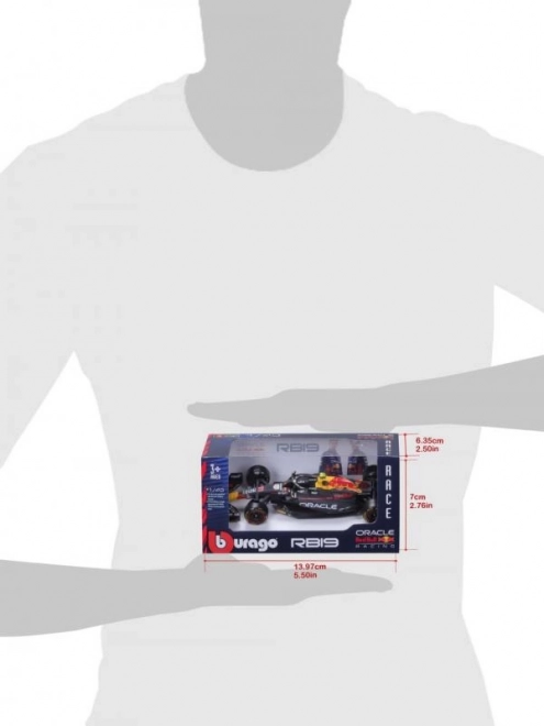 Bburago 1:43 RACE Formule F1 - Red Bull Racing RB19 (2023) #11 (Sergio Pérez)