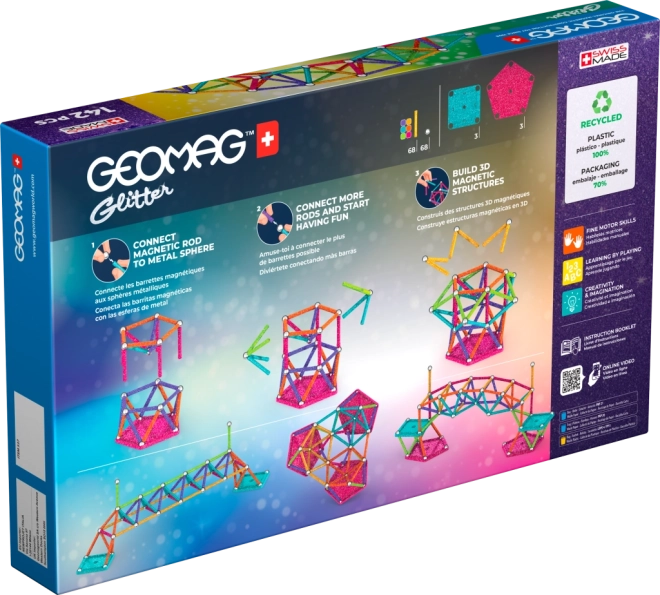 Geomag Glitter jeu de construction 142 pièces
