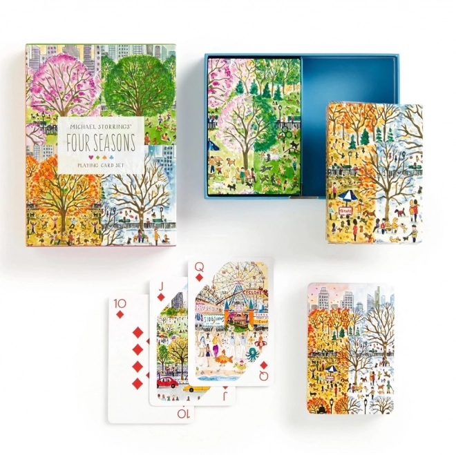 Cartes à jouer Quatre saisons de Michael Storrings