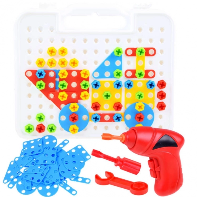Blocs de construction avec perceuse 268 pièces