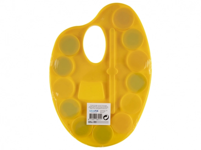Palette de couleurs à l'eau Grafix 12 pcs jaune