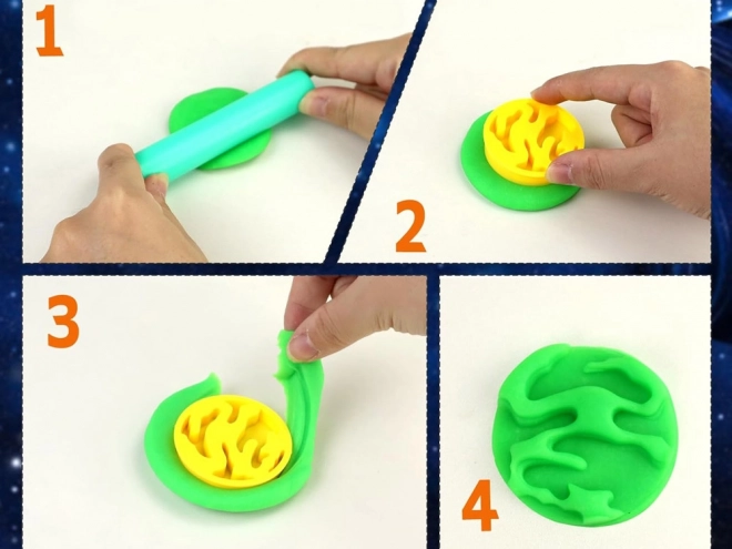 Kit éducatif de pâte à modeler Système solaire