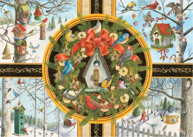 Puzzle Ravensburger Oiseaux chanteurs de Noël XXL 500 pièces