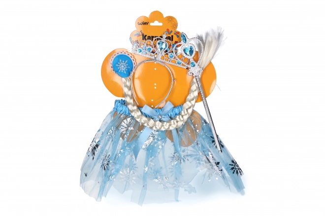 Ensemble de carnaval Princesse bleu clair