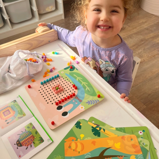 Puzzle en bois avec chevilles de Tooky Toy