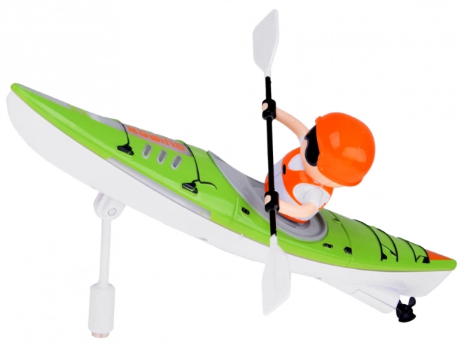 Kayak éclairé avec rameur à télécommande