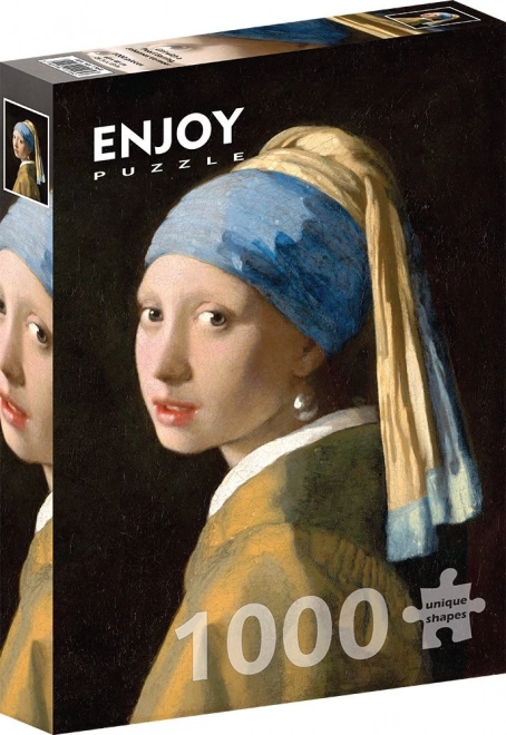 Puzzle La Jeune Fille à la perle de Johannes Vermeer 1000 pièces