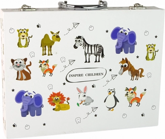 Valisette résistante avec motifs d’animaux pour les voyages