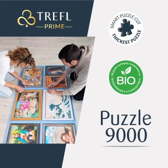 Puzzle 9000 pièces Marvel à travers l'Univers des Comics
