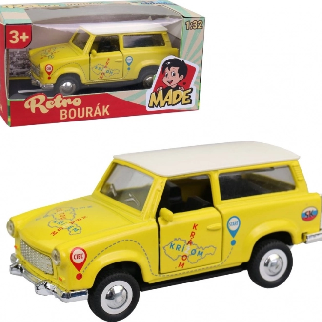 Modèle de voiture en métal Trabant break 12 cm