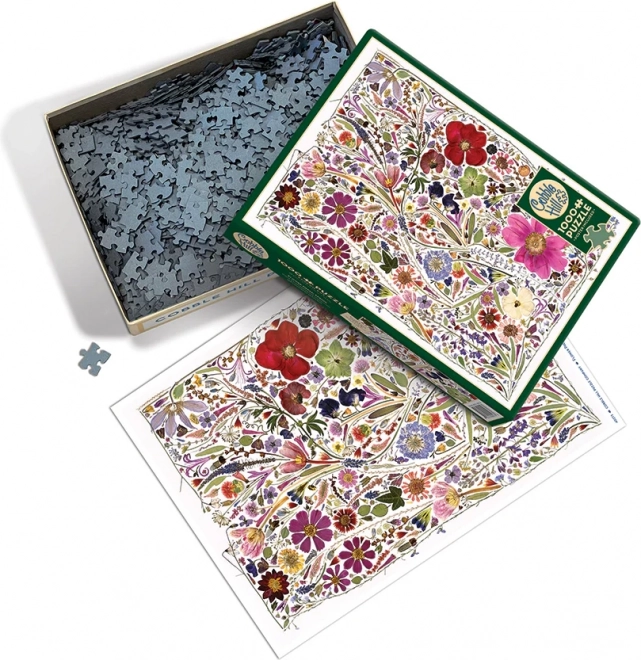 Puzzle Fleurs Pressées Printemps 1000 Pièces de Cobble Hill