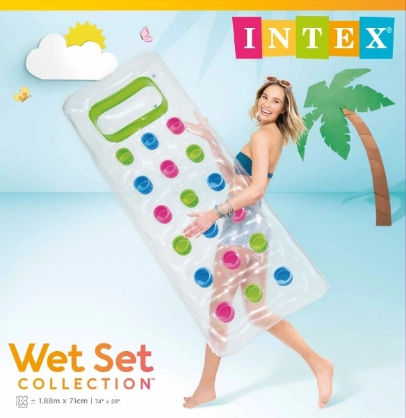 Matelas de plage gonflable 188x89 cm Intex