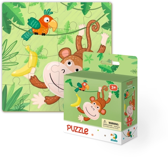 Puzzle DODO Petit singe 16 pièces