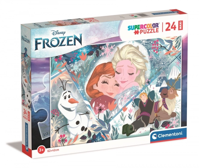 Puzzle Royaume de Glace MAXI de CLEMENTONI - 24 pièces