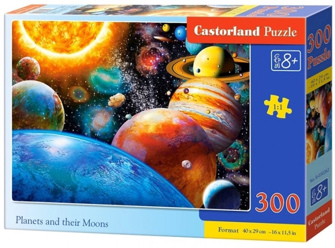 Puzzle planètes et leurs lunes 300 pièces