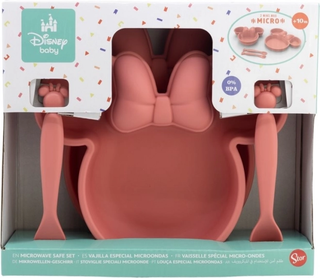 Ensemble de repas pour enfants Minnie Mouse 4-en-1