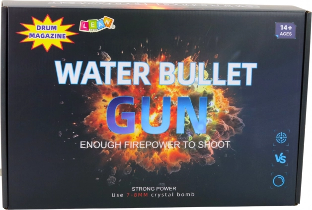 Fusil de tir à billes d'eau noir 86 cm