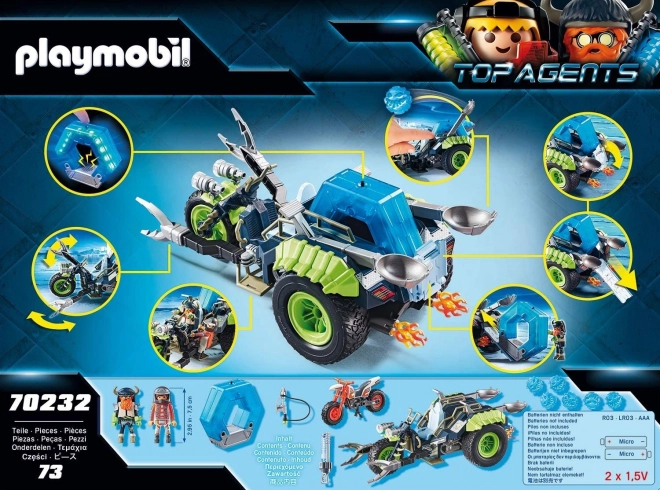 Playmobil Top Agents Triporteur des Rebelles de l'Arctique