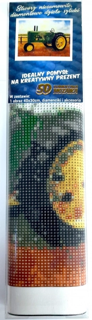 Norimpex peinture à diamants Tracteur John Deere 30x40 cm