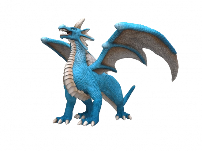 Dragon mythique figurine de l'eau