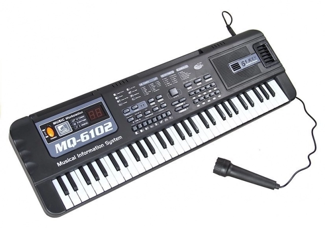 Clavier MQ-6102 61 touches Microphone éducatif