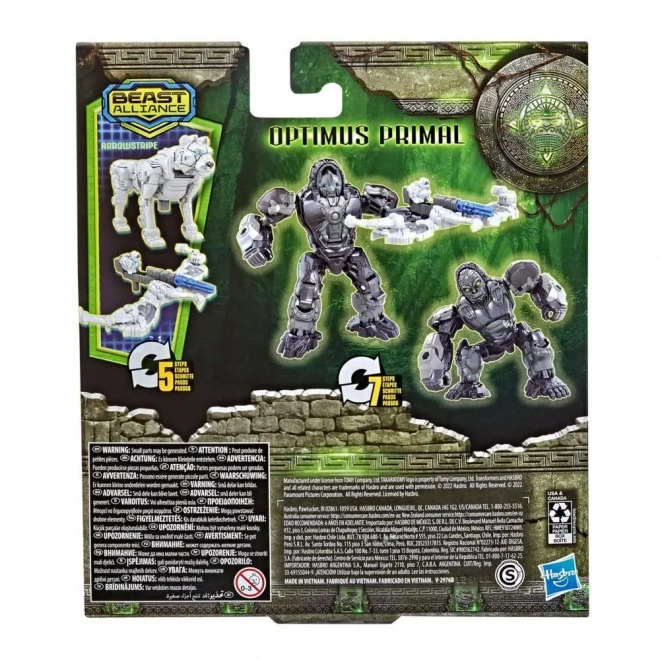 MV7 Battle Changers 2 ensemble de figurines Optimus Primal