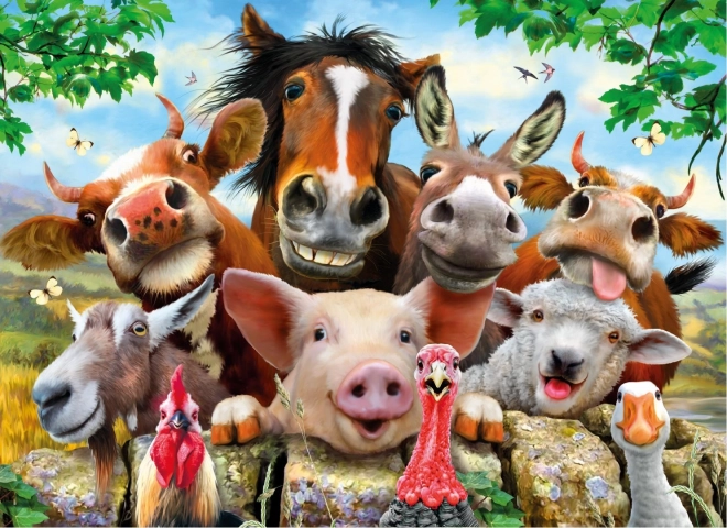 Ferme joyeuse, à la fois décoration et divertissement