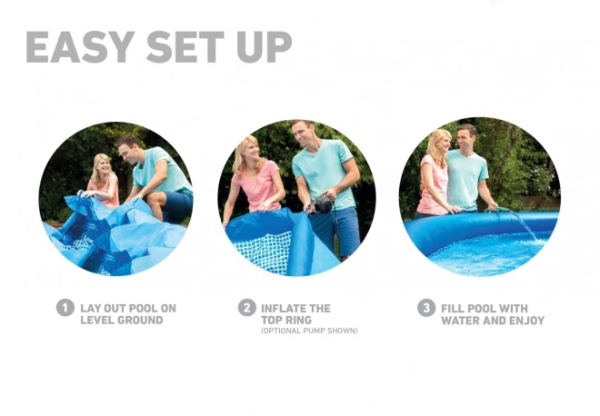 Piscine gonflable Intex Easy Set 244x61 cm