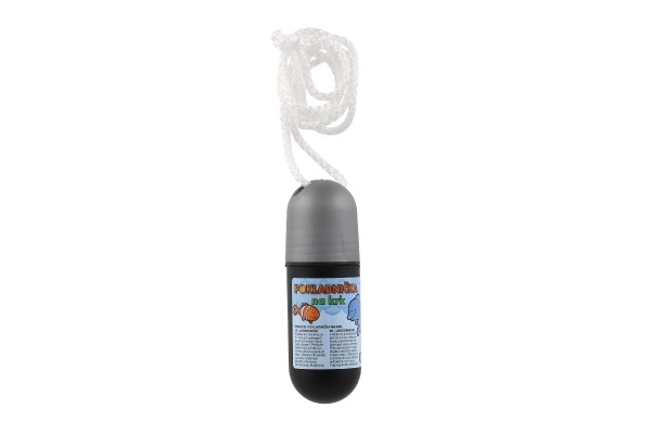 Tirelire à cou avec cordelette 11,5cm plastique assorti mélange de couleurs