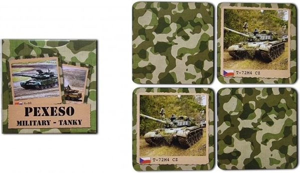 Pexeso Rétro Tanks Militaires