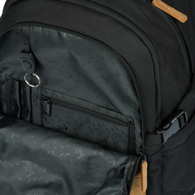 BAAGL Sac à dos scolaire Skate Darkness