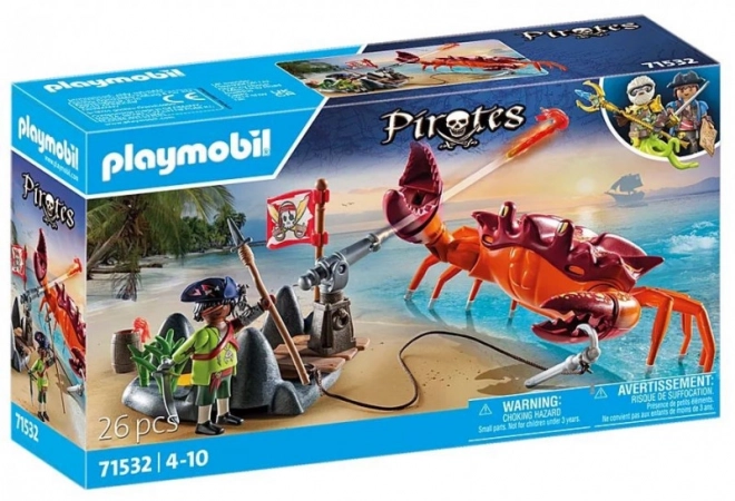 Playmobil Pirates : Bataille avec le crabe géant