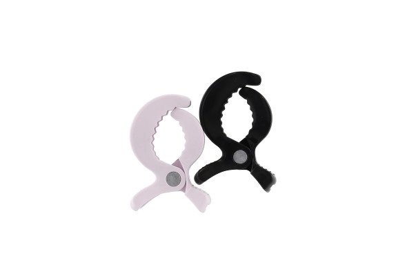 Clips multifonctions pour poussette 2 pièces